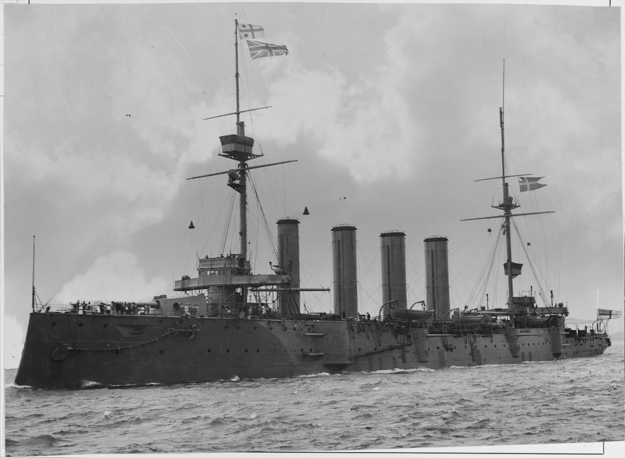 HMS  GOOD HOPE British Cruiser, 1901