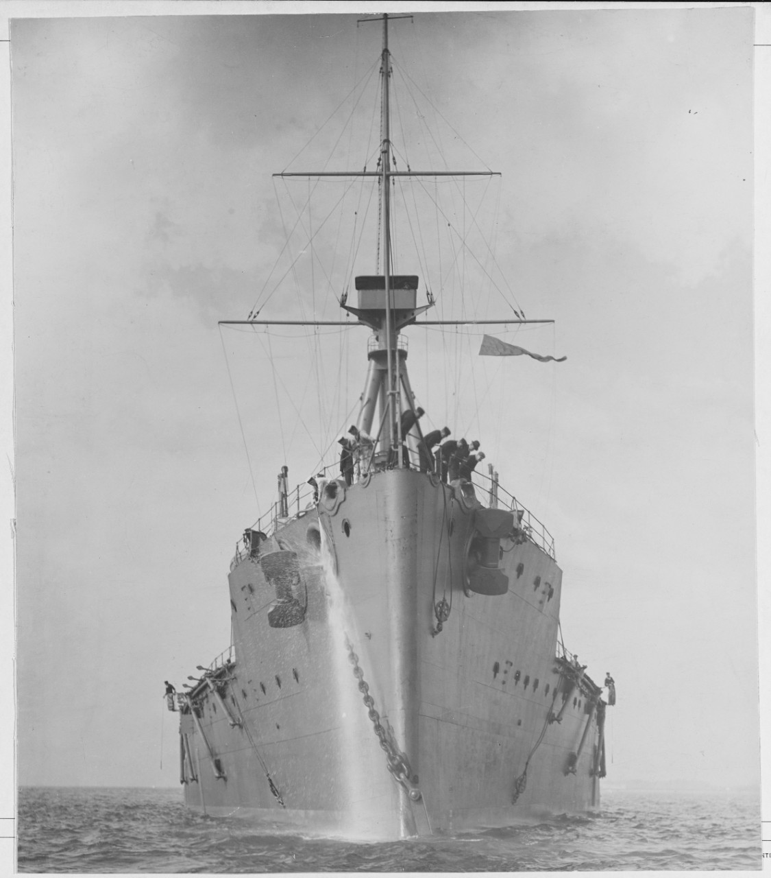 <p>Photo #: NH 61014&nbsp;HMS Dreadnaught (British Battleship, 1906)</p>
