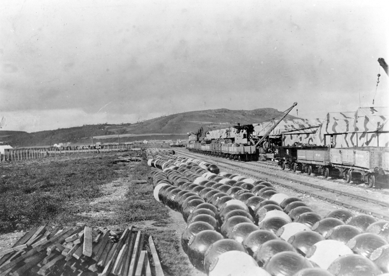 North Sea Mine Barrage, 1918.