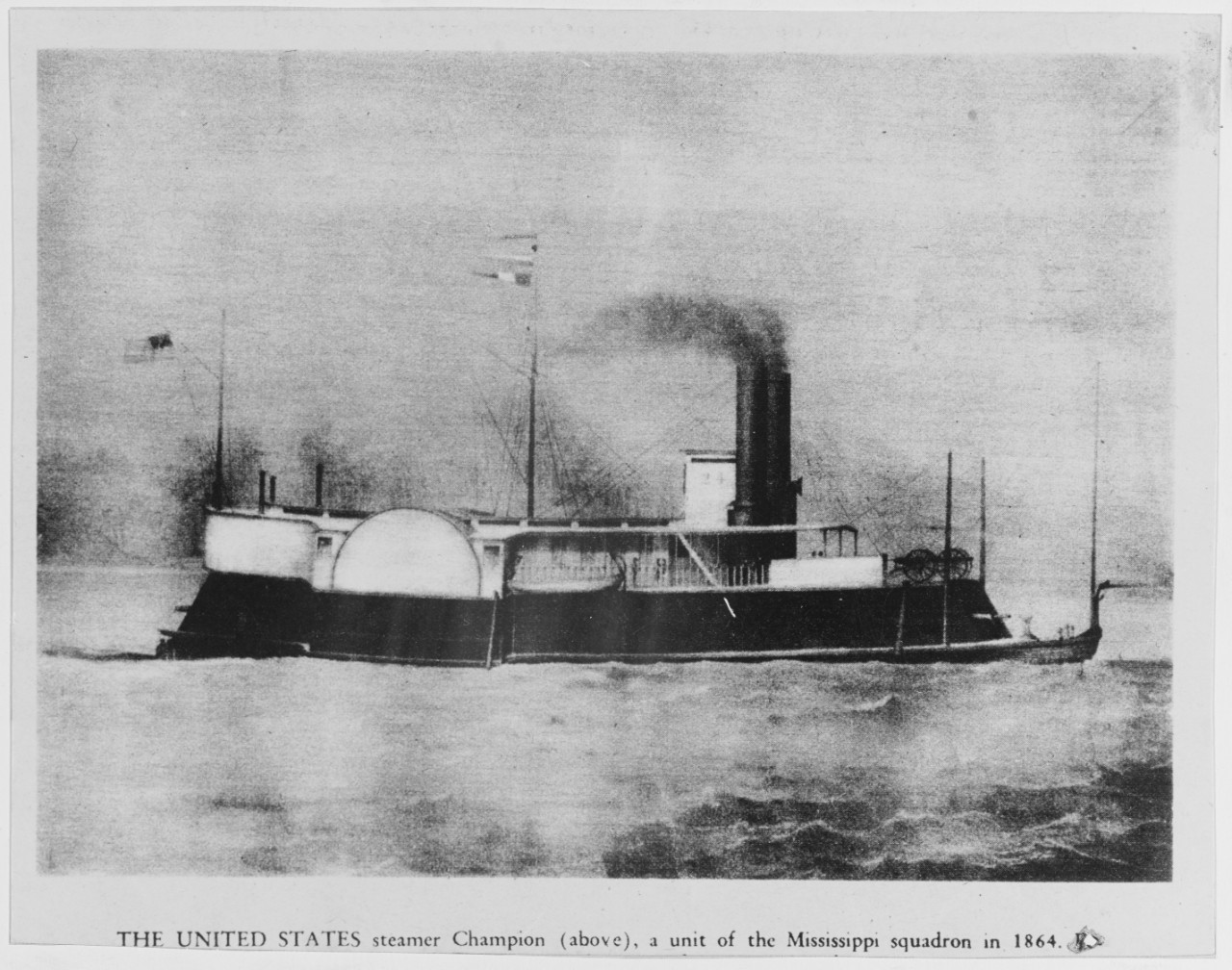 Photo #: NH 61484  USS Champion (1863-1865, &quot;Tinclad&quot; # 24)