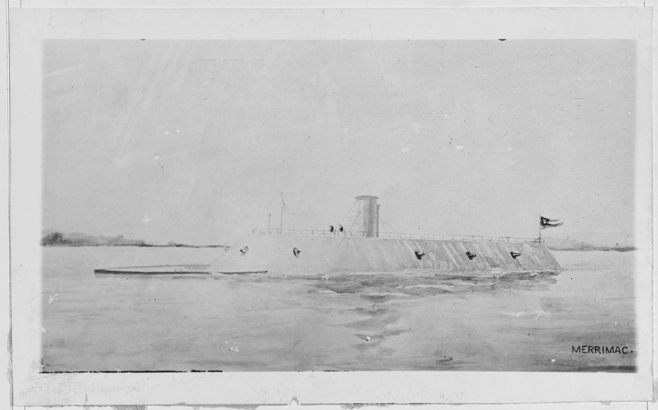 Photo #: NH 61676  CSS Virginia (1862-1862)