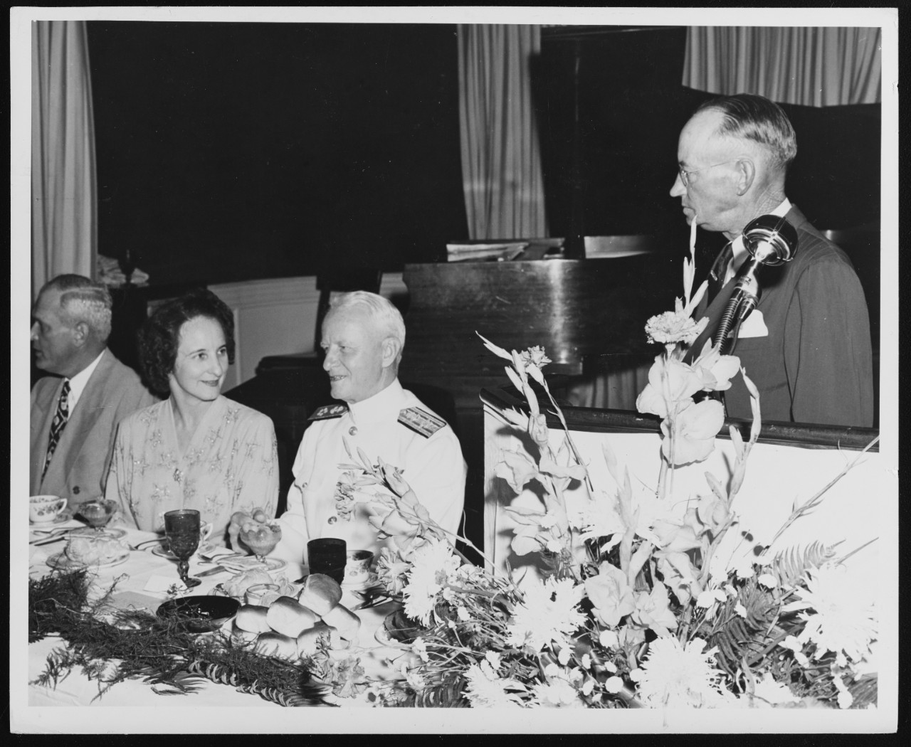 Fleet Admiral Nimitz and Guests