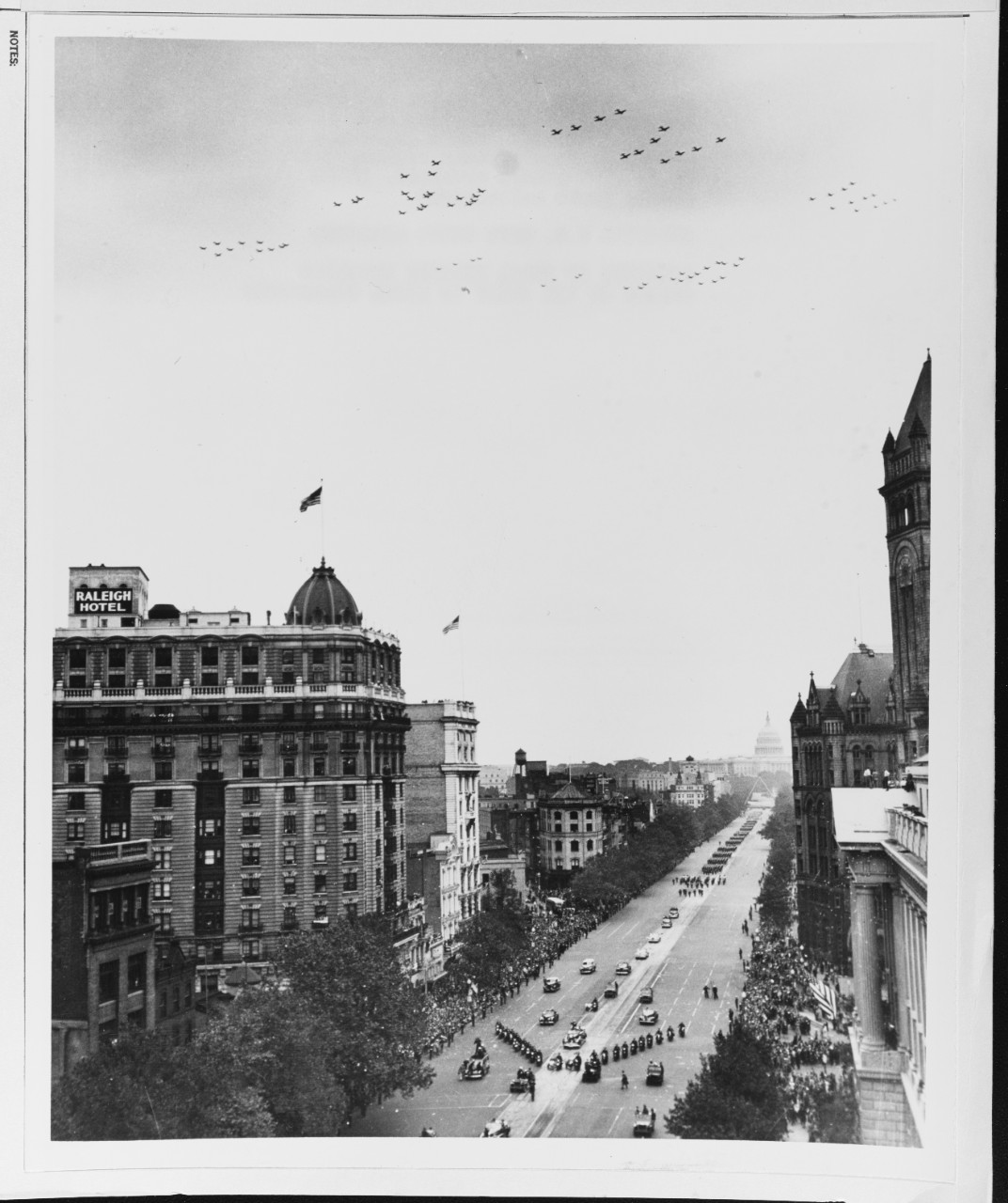 View of Parade Route in Washington, DC
