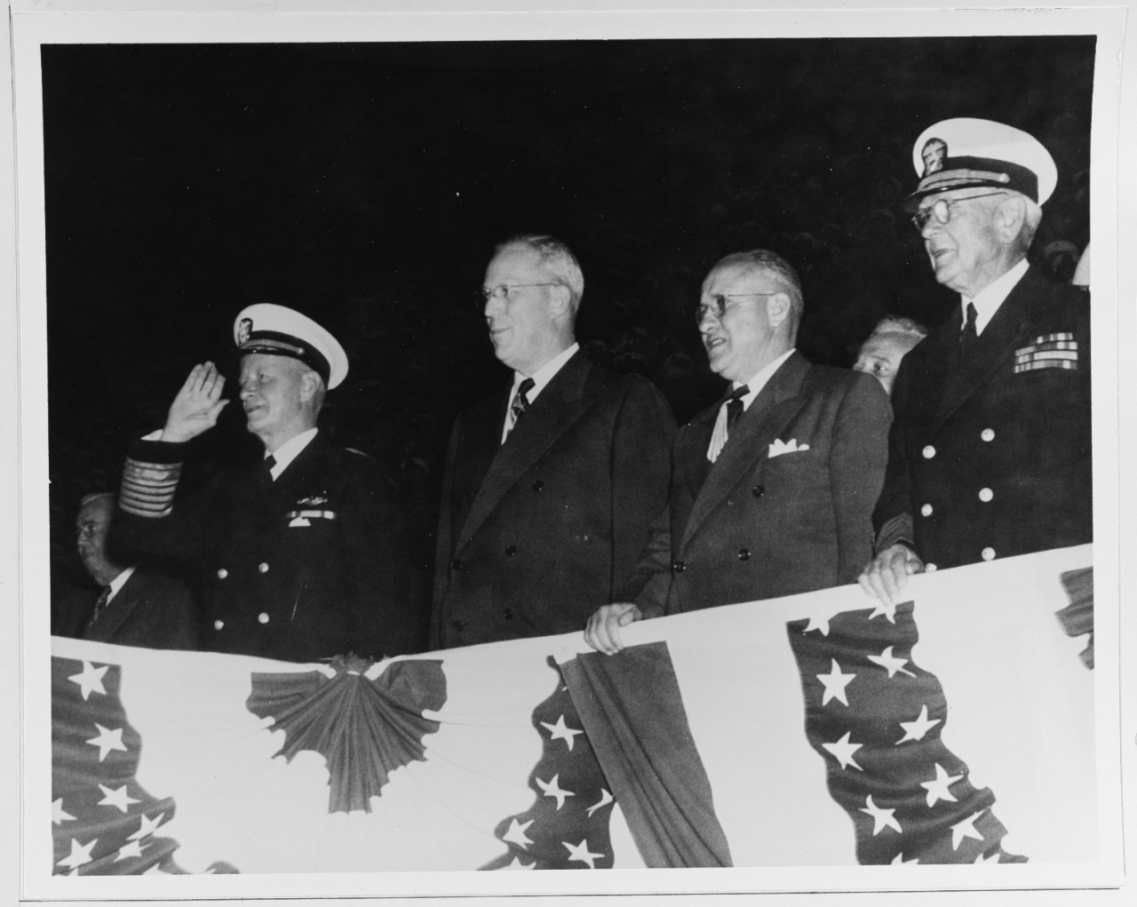 Fleet Admiral Chester W. Nimitz Attends a Banquet