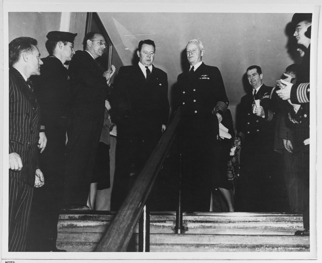 Fleet Admiral Chester W. Nimitz Leaves the Office