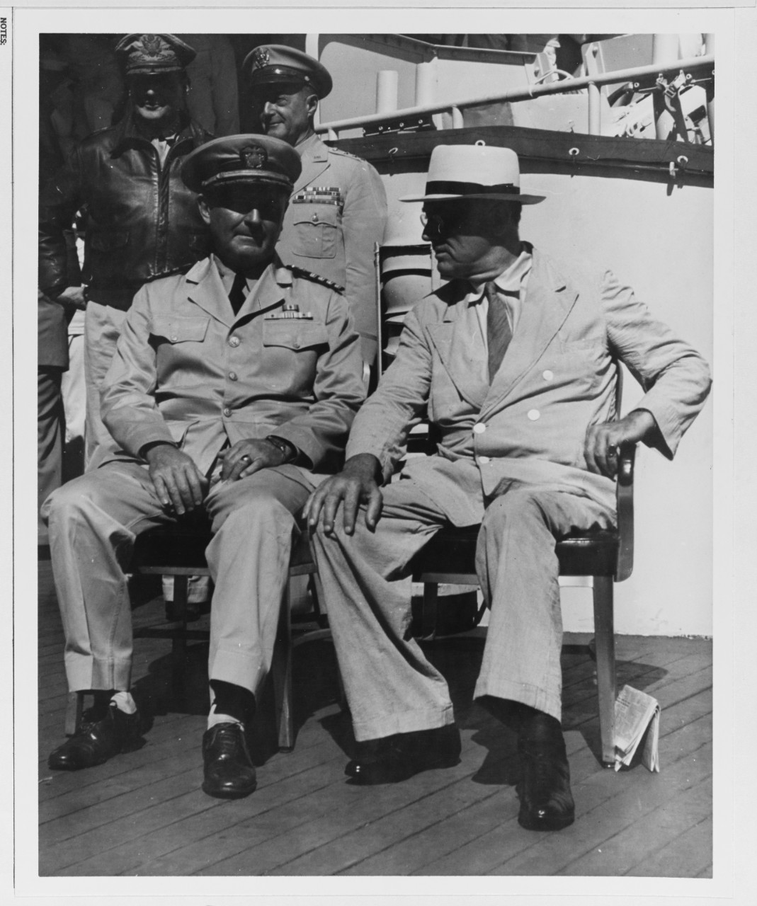 President Franklin D. Roosevelt Visits Pearl Harbor, 26 July 1944