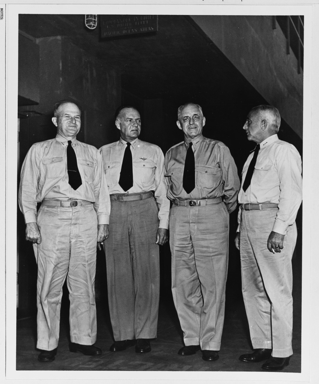 Senior Officers at CINCPAC Headquarters, Pearl Harbor