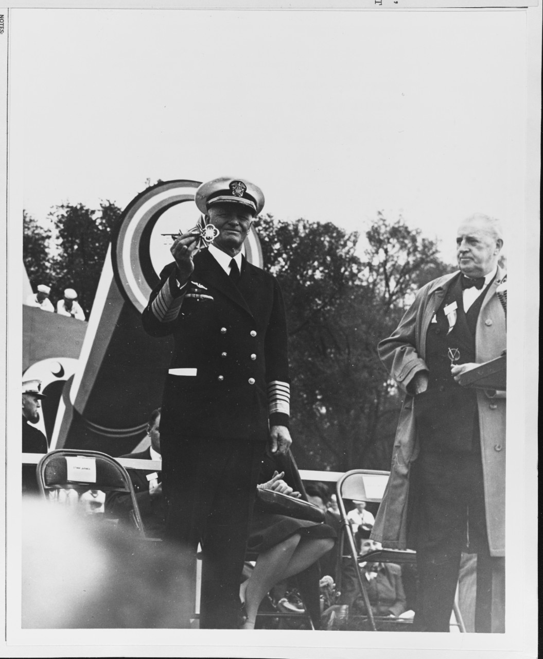 Fleet Admiral Nimitz is Presented "Key to the City" to Washington, D.C.