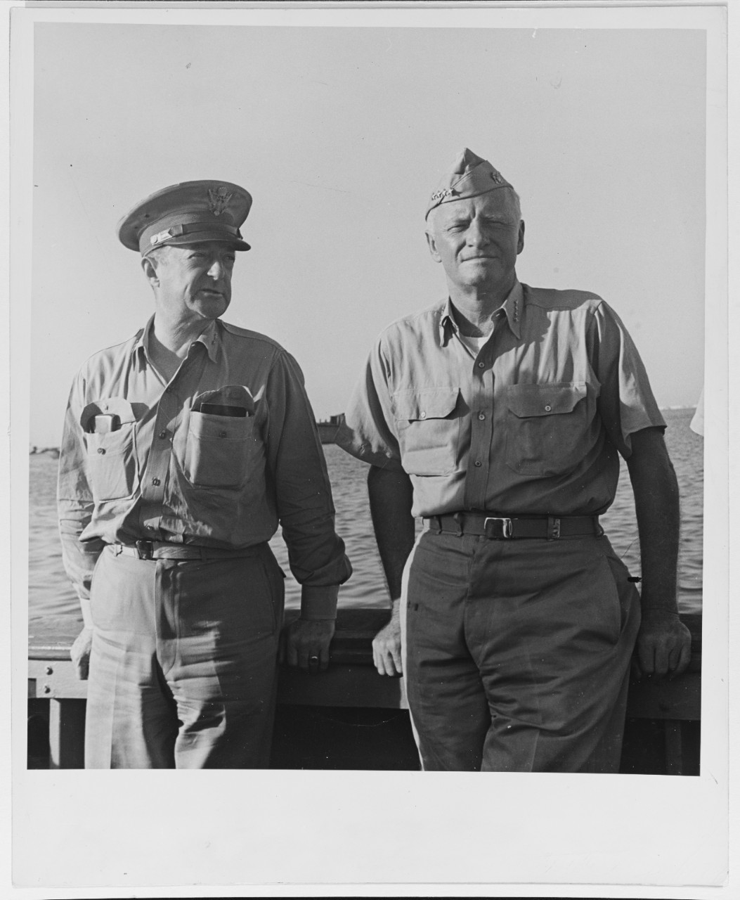 Admiral Nimitz and Lieutenant General Richardson