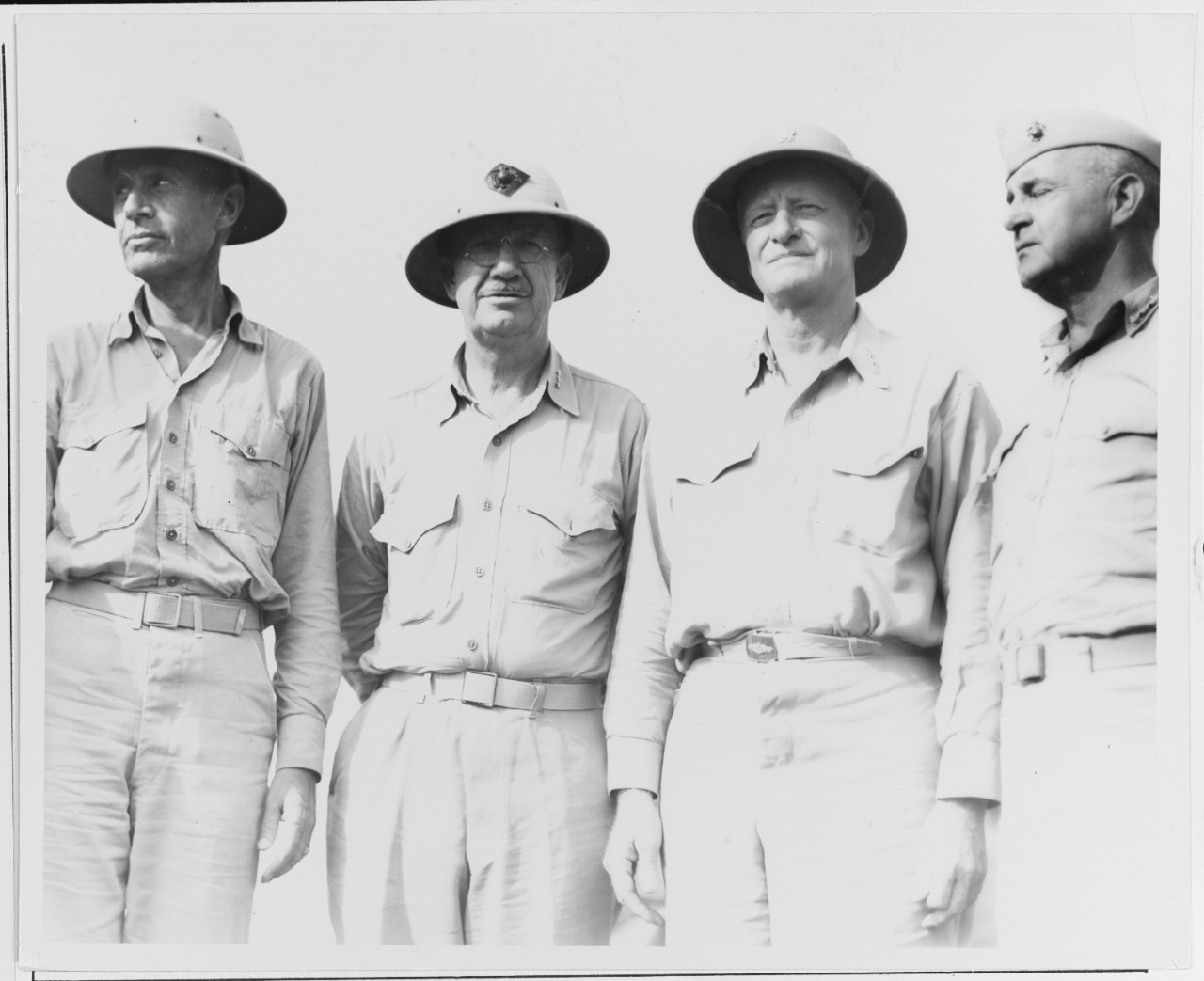 Photo #: NH 62755  Senior Officers on Guam, August 1944