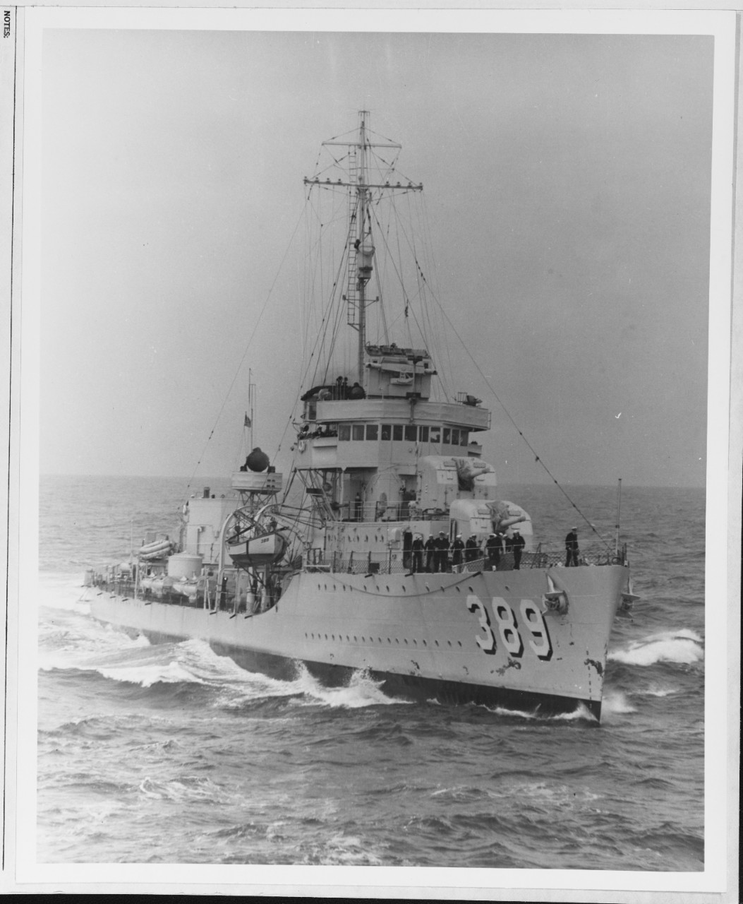 Photo #: NH 63128  USS Mugford (DD-389)
