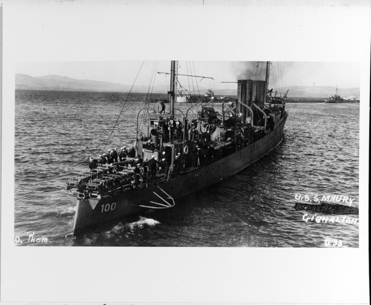 USS MAURY (DD-100) (1918-1930) 