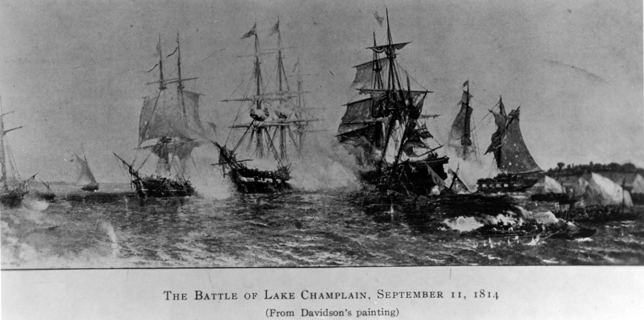 Battle of Lake Champlain (Plattsburg, New York), September 11, 1814. 