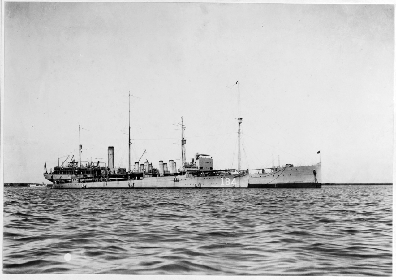 USS BRAZOS (AO-4) and USS ABBOT (DD-184)