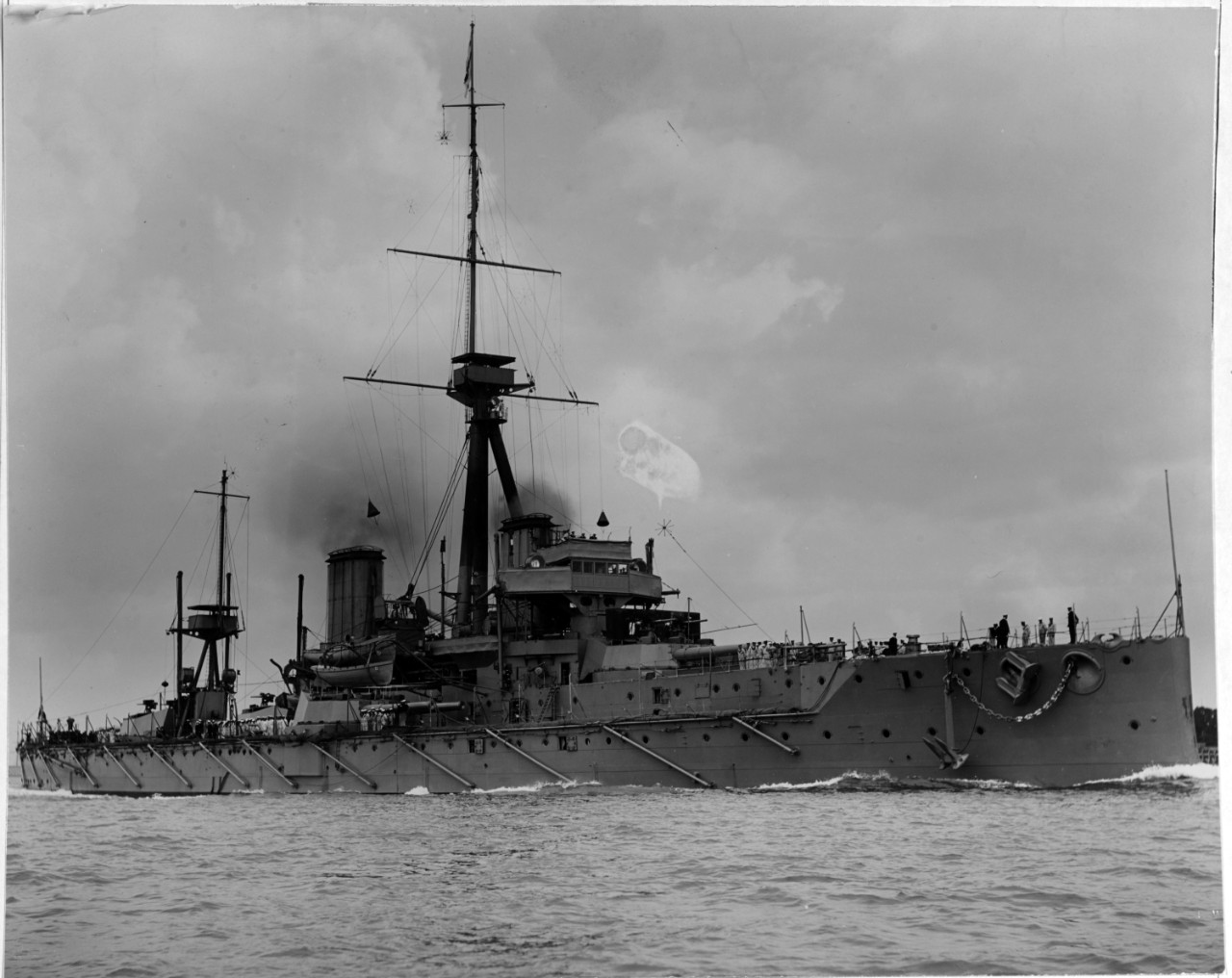 Photo #: NH 63596  HMS Dreadnought For a MEDIUM RESOLUTION IMAGE, click the thumbnail.