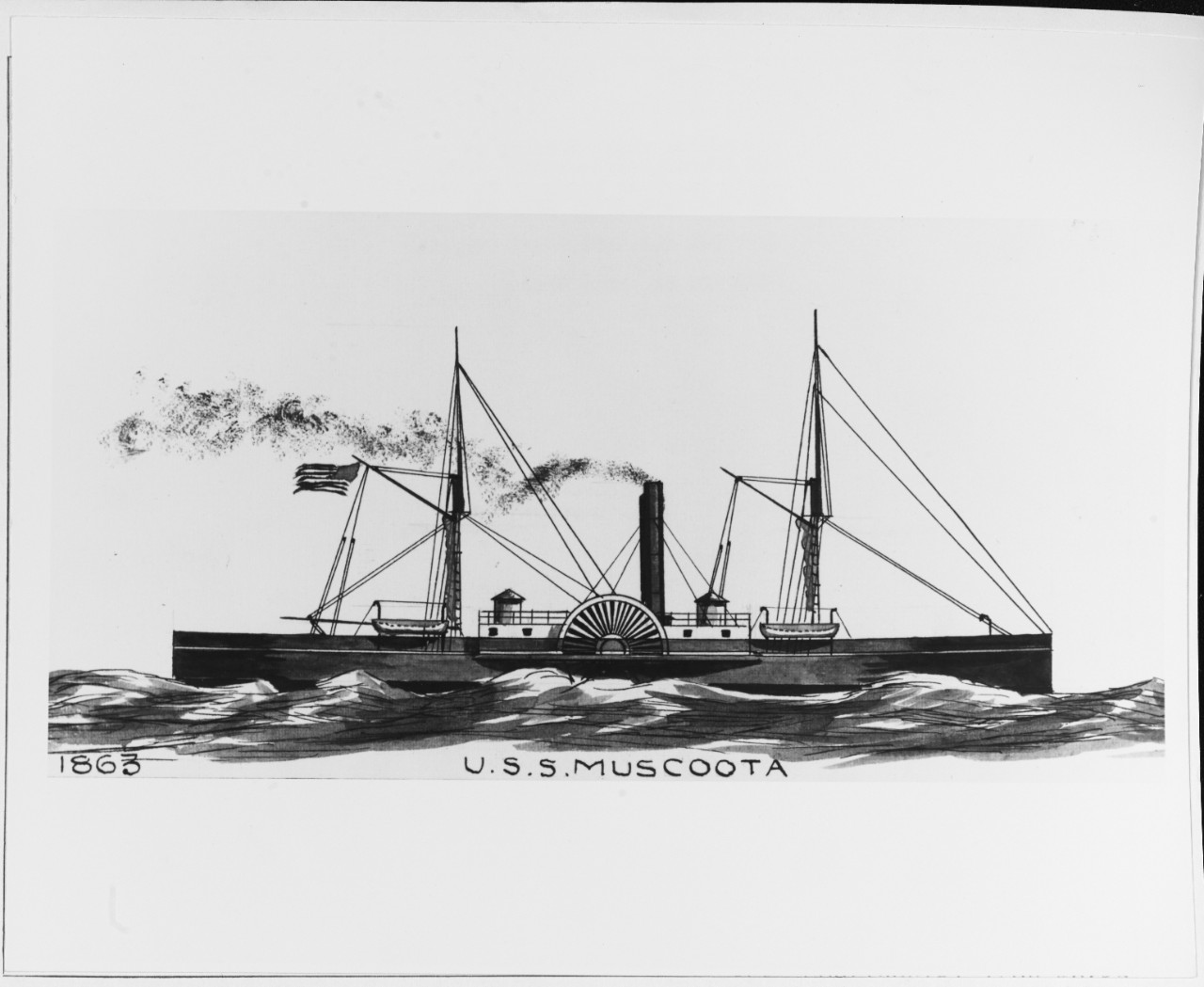 Photo #: NH 63884  USS Muscoota (1865-1869)