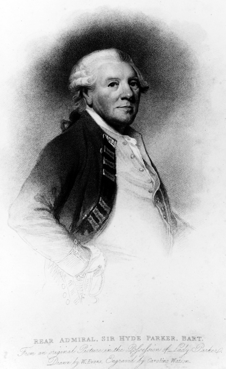 Rear Admiral Sir Hyde Parker, Bart. (1714-1782)