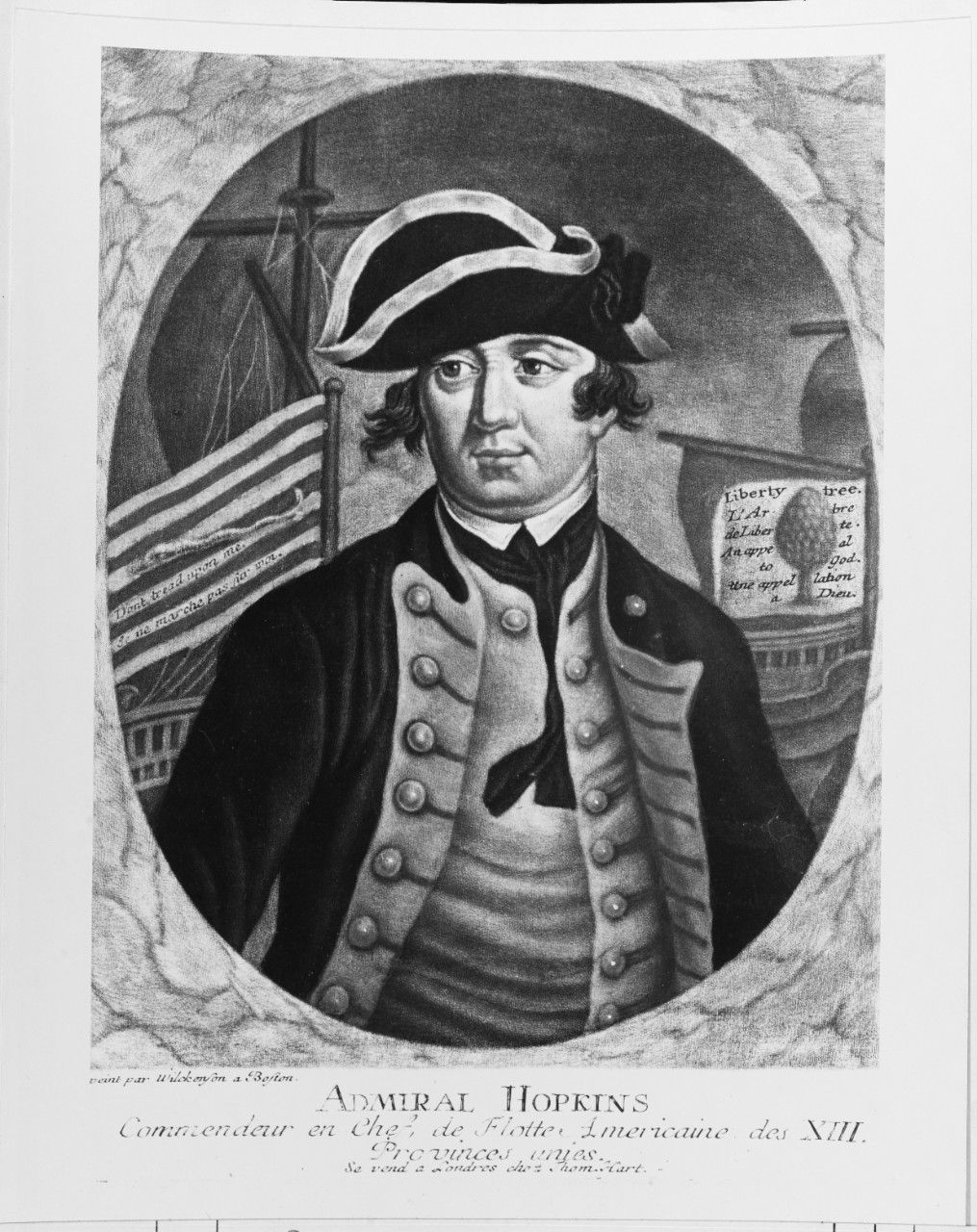 Esek Hopkins (1718-1802), American Commodore