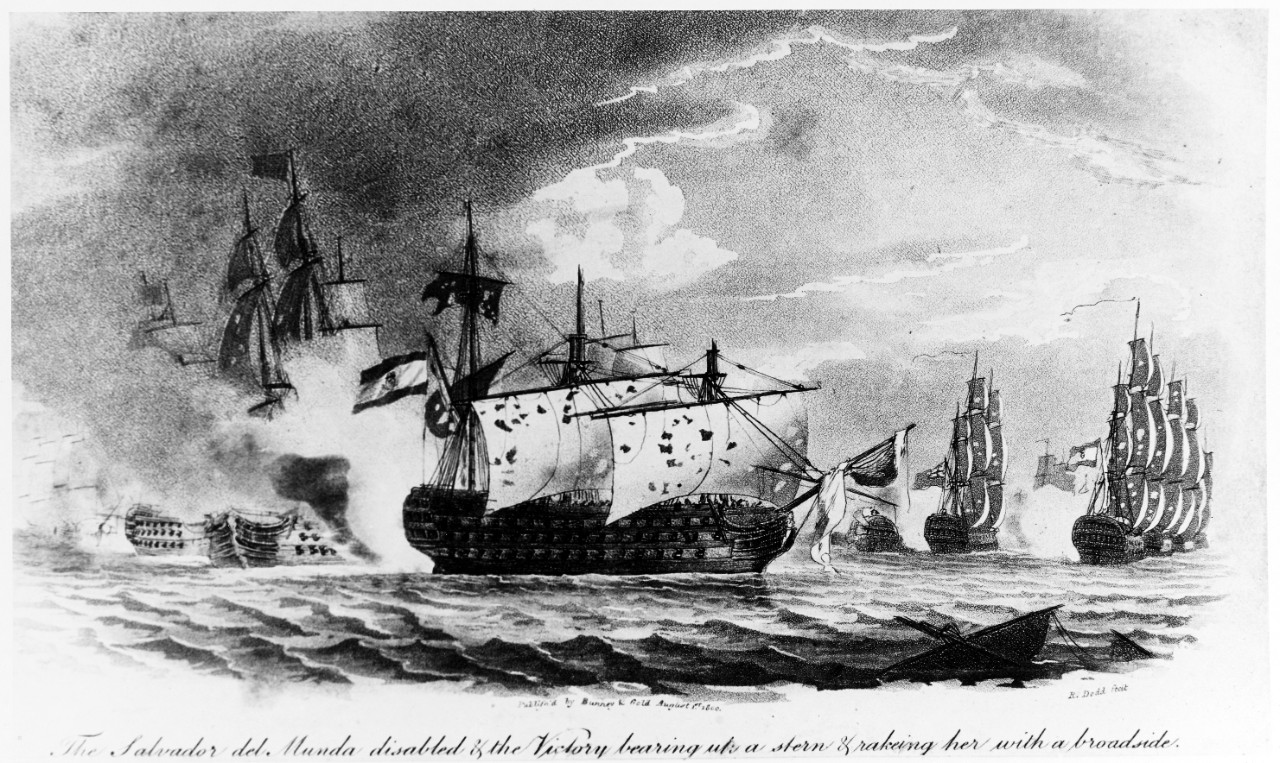 Battle of Cape St. Vincent, 14 February 1797