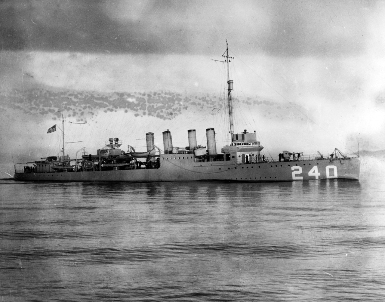 USS STURTEVANT (DD-240), 1921-1923. 