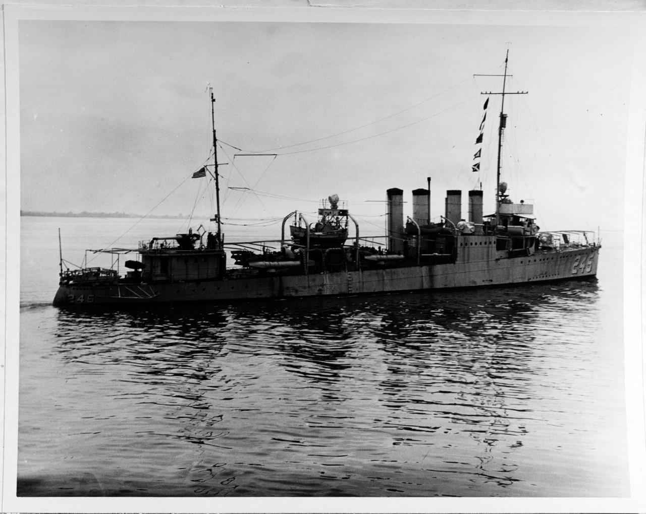 USS REUBEN JAMES (DD-245), May 9, 1932. 