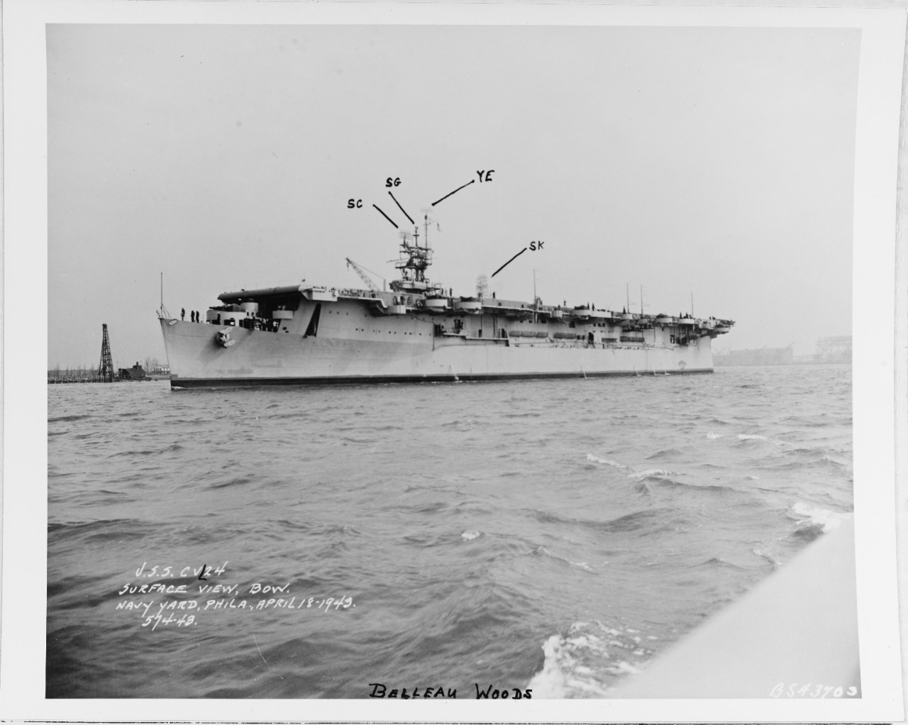 Photo #: NH 64673  USS Belleau Wood (CV-24)