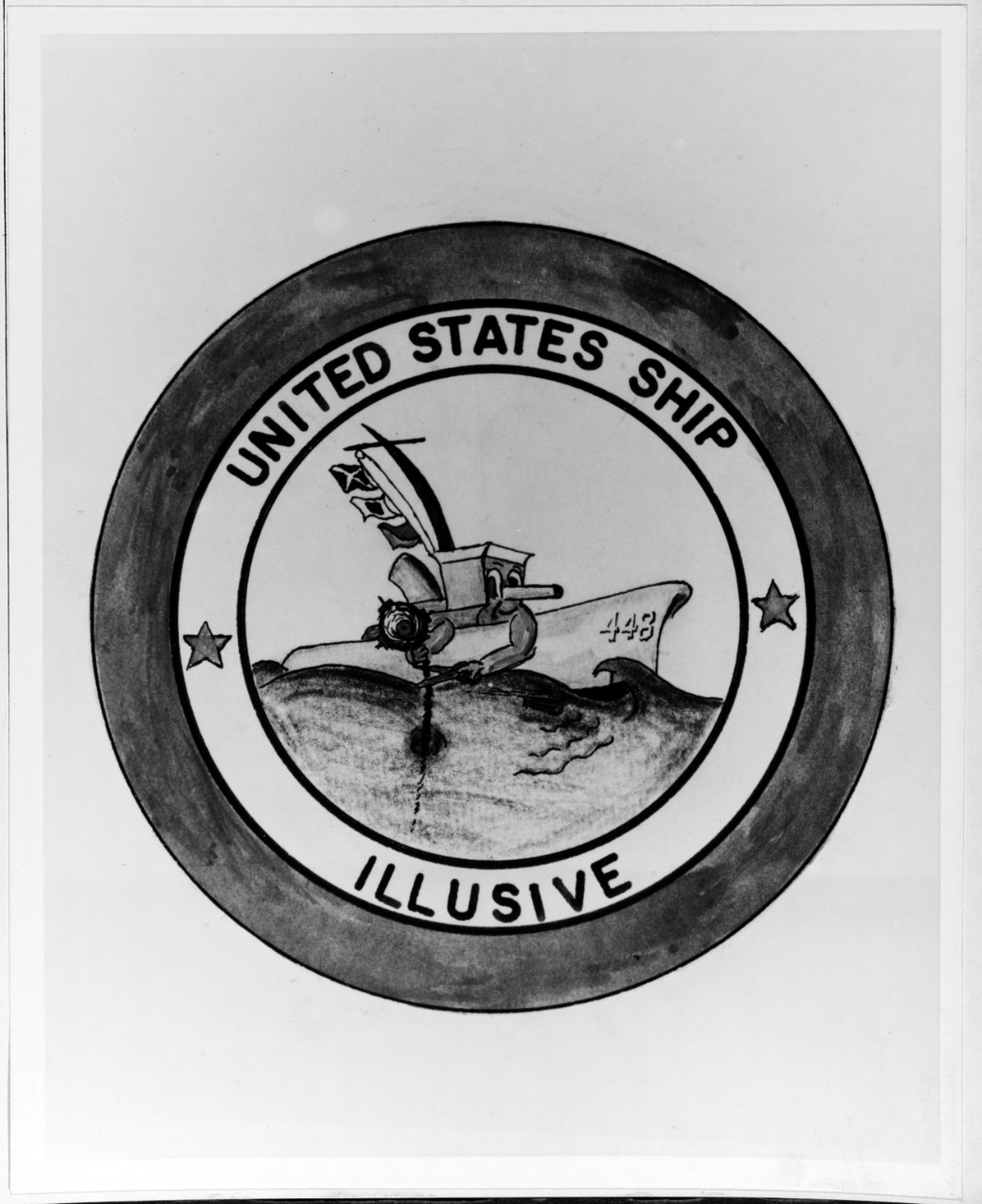 Insignia: USS ILLUSIVE (MSO-448)