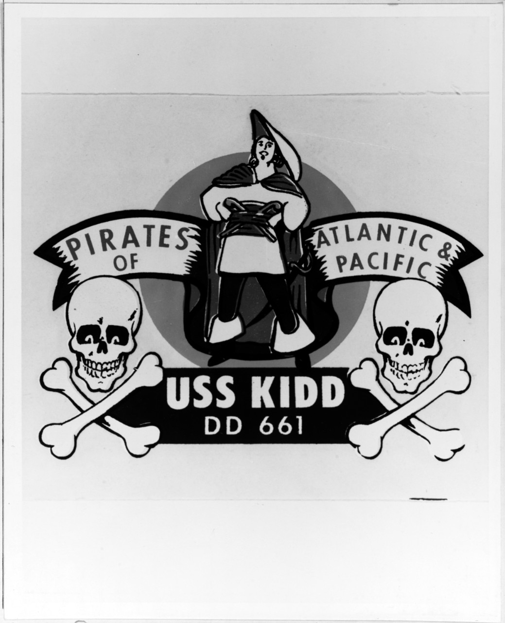 Insignia: USS KIDD (DD-661)