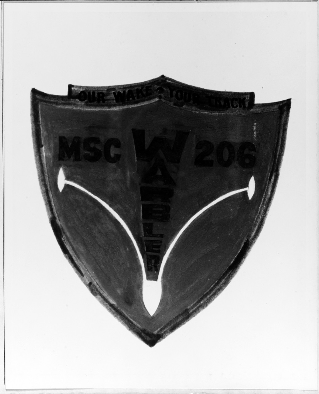 Insignia: USS WARBLER (MSC-206)