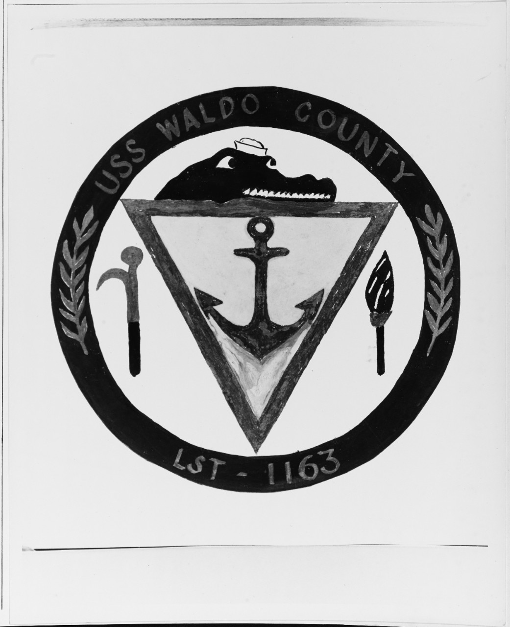 Insignia: USS WALDO COUNTY (LST-1163)