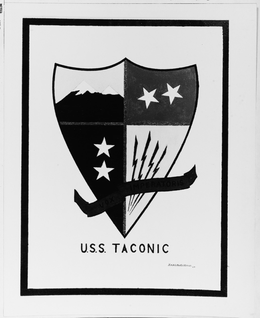 Insignia: USS TACONIC (AGC-17)