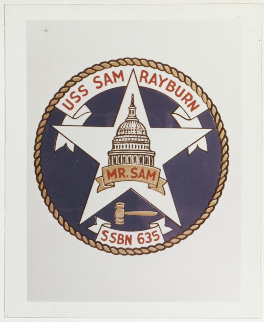 Insignia: USS SAM RAYBURN (SSBN-635)