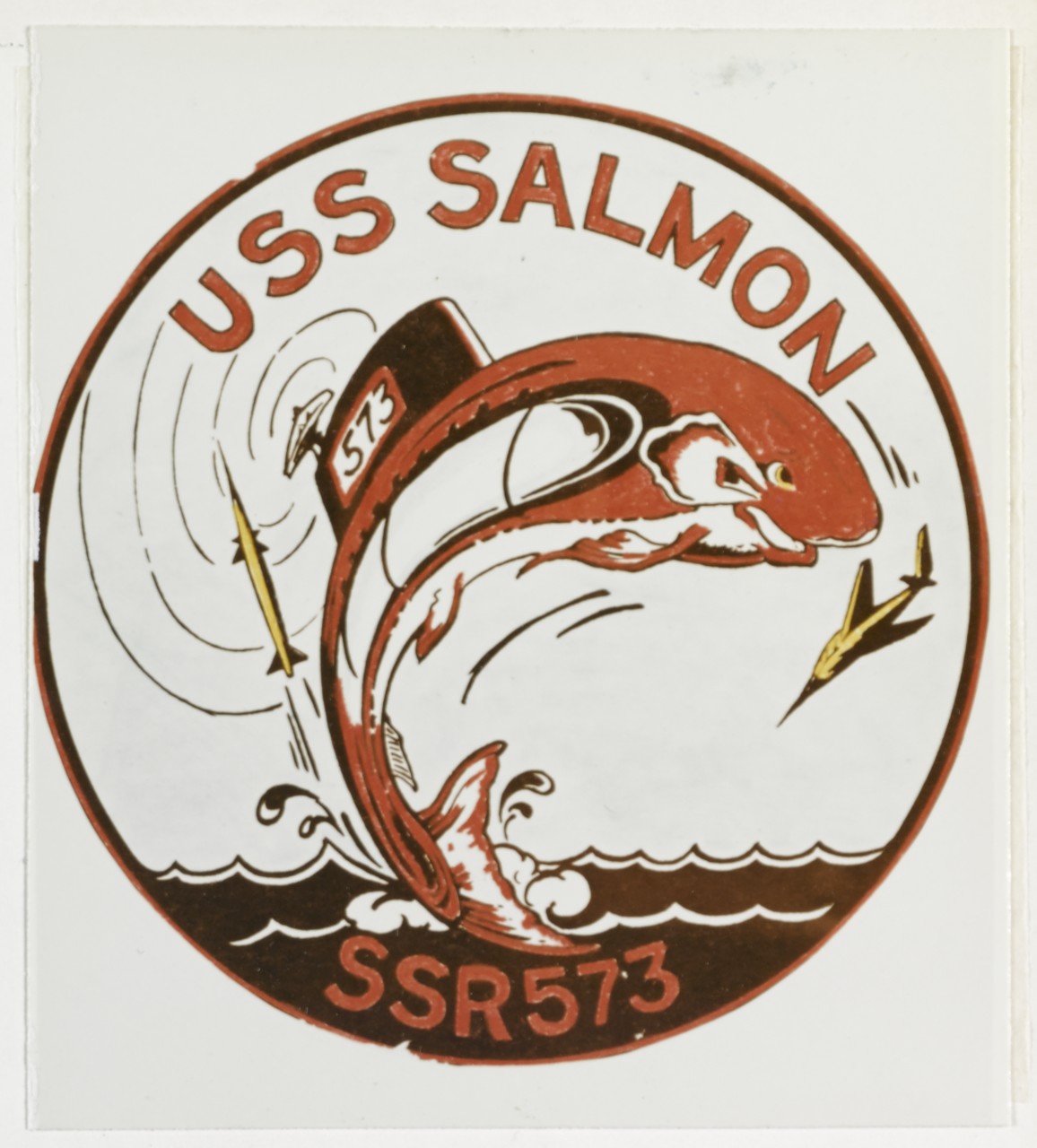 Insignia: USS SALMON (SSR-573)