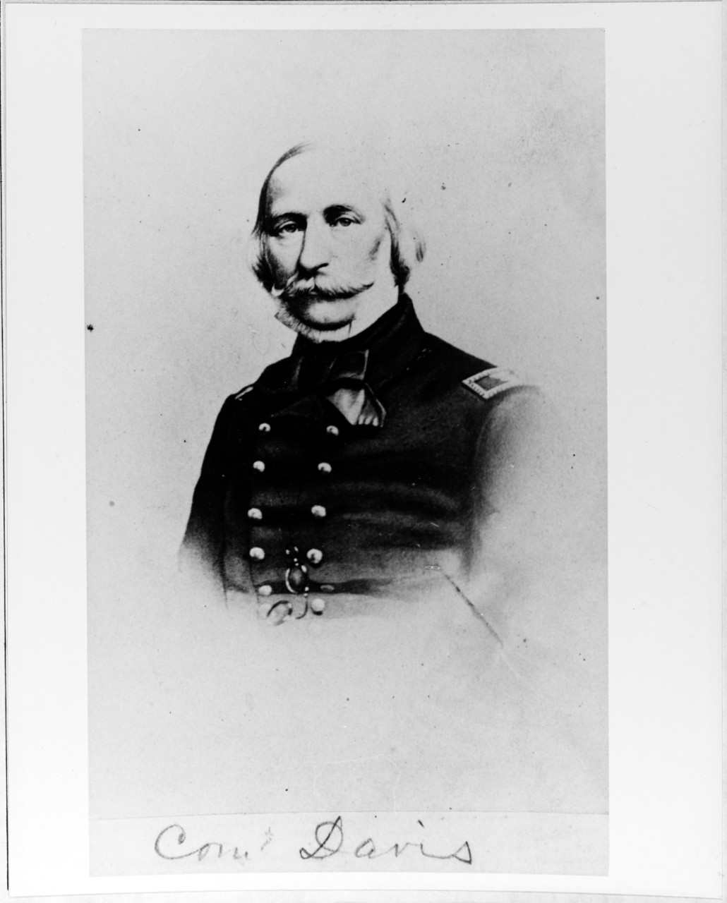 Commodore Charles H. Davis, USN, circa 1862. 