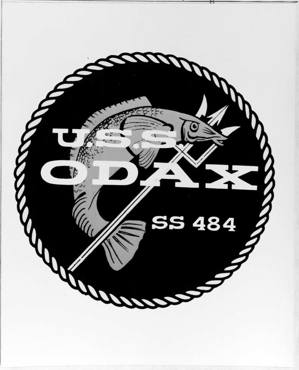 Insignia: USS ODAX (SS-484)