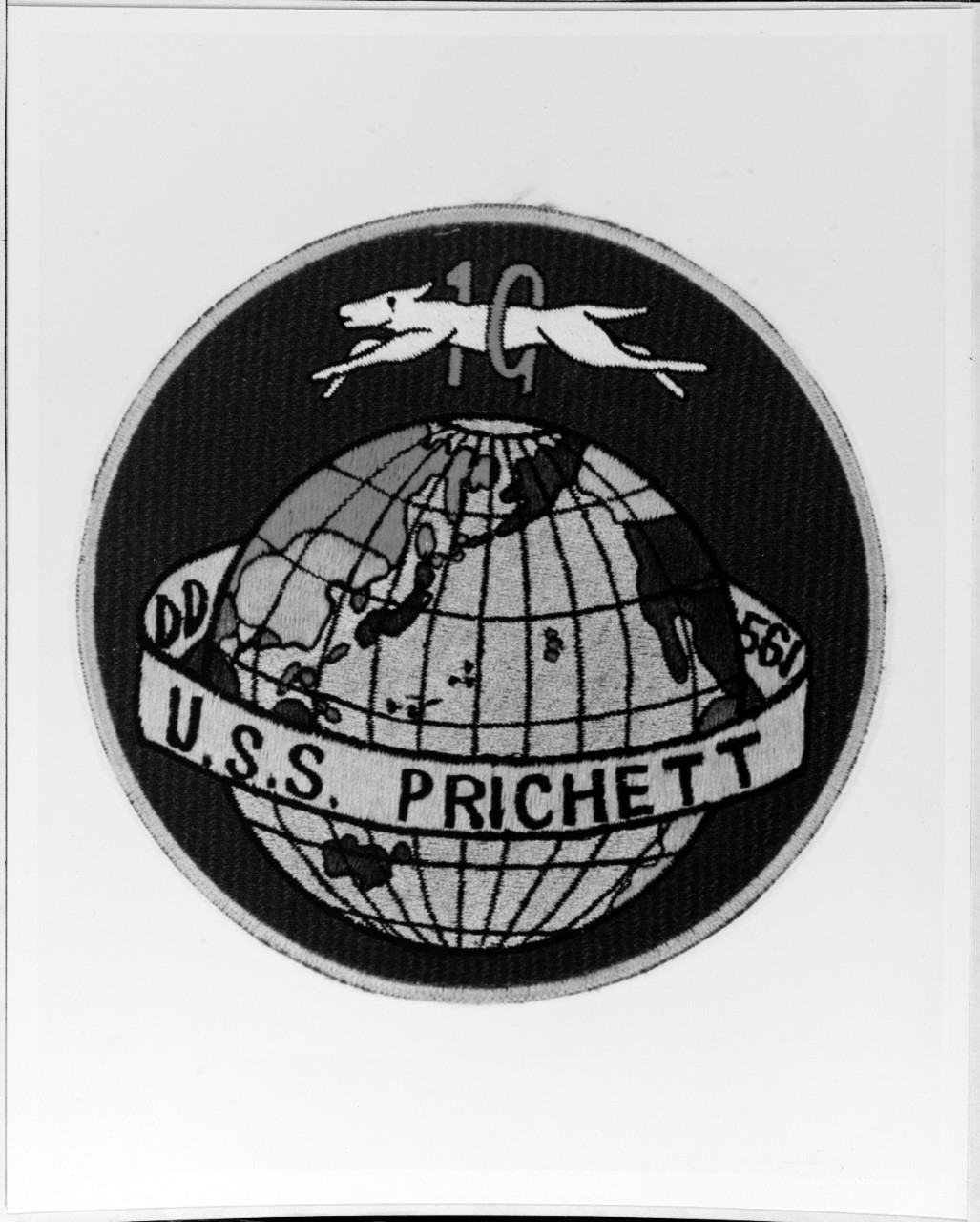 Insignia:  USS PRICHETT (DD-561)