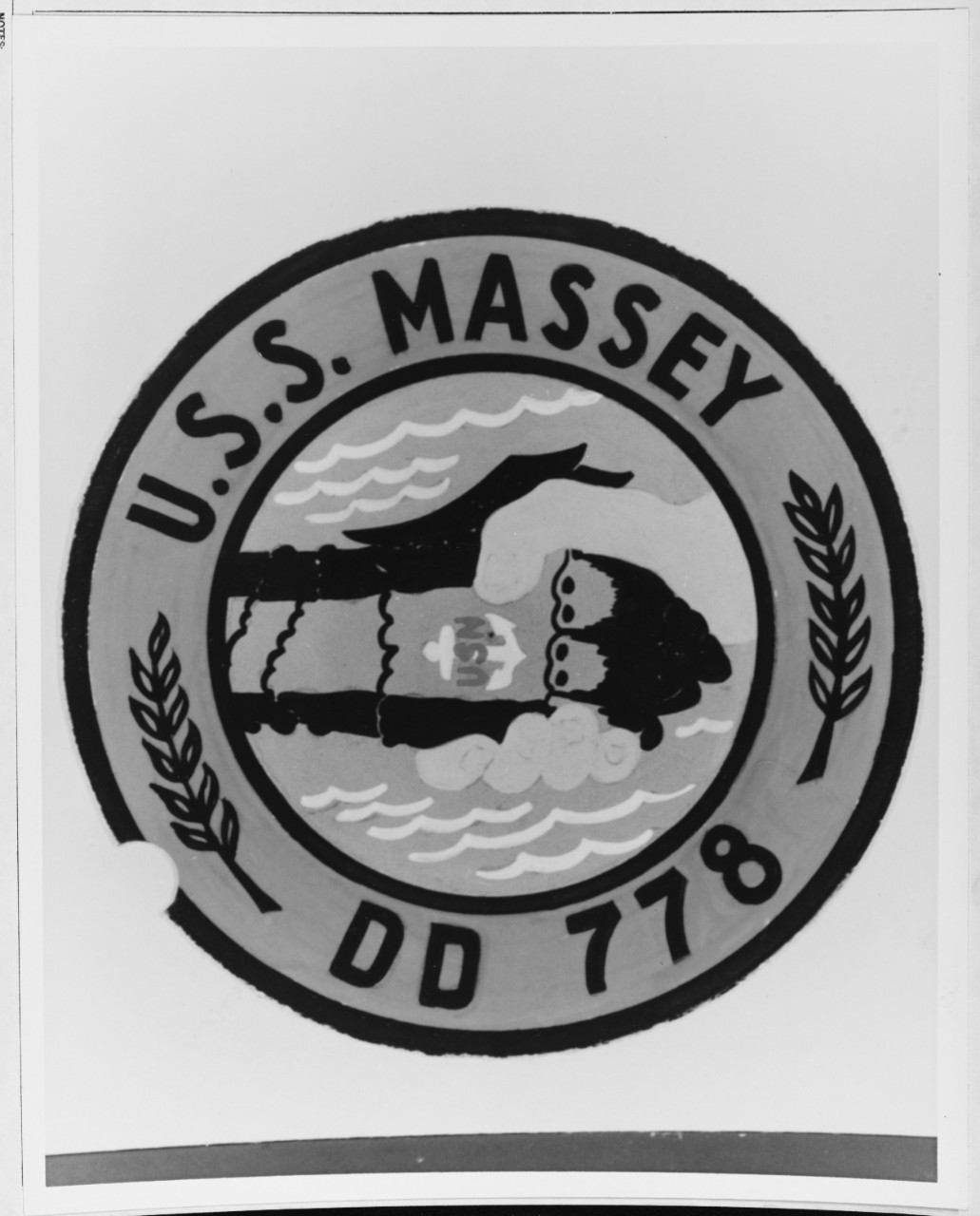 Photo #: NH 65341-KN Insignia: USS Massey (DD-778)