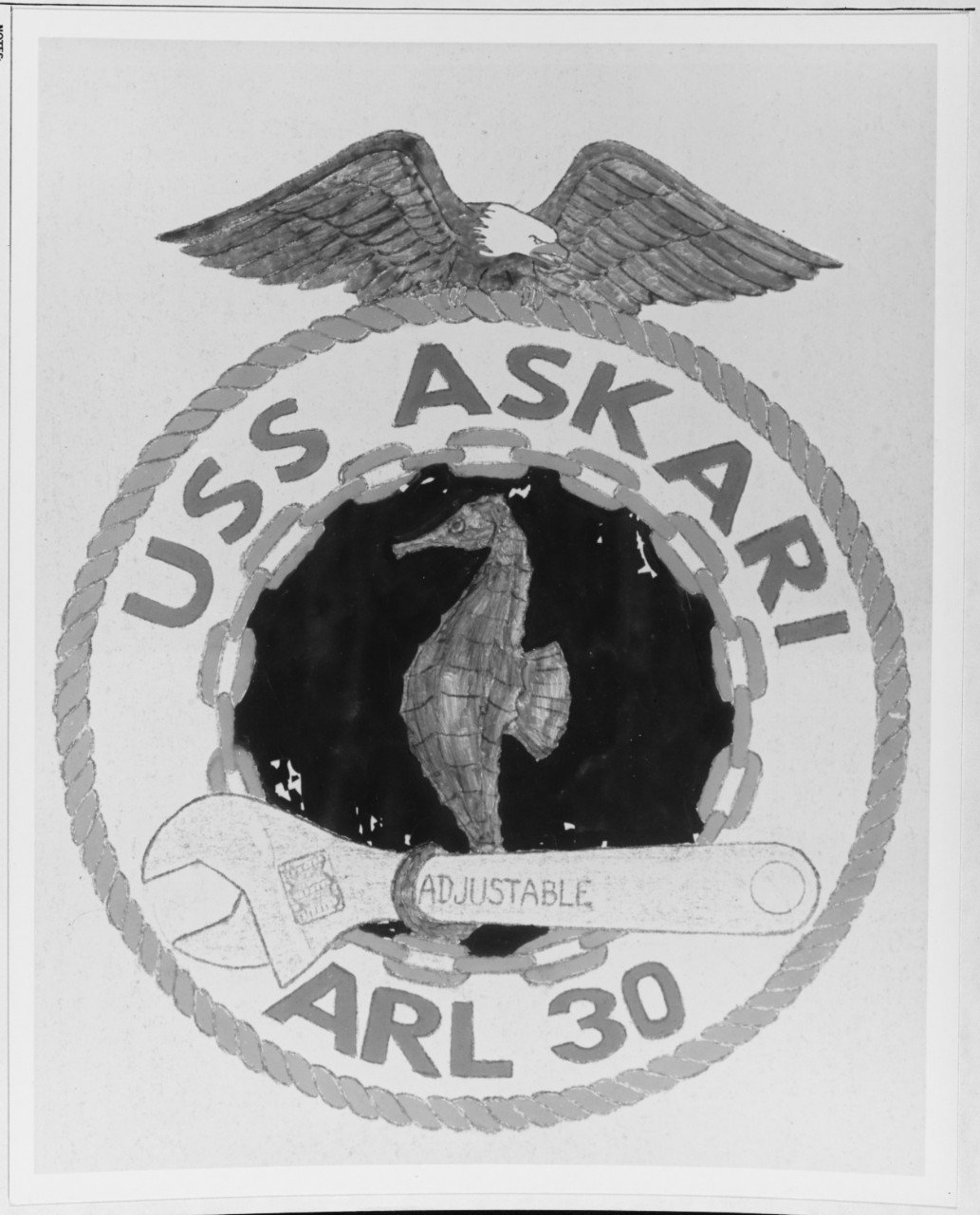 Insignia:  USS ASKARI (ARL-30)