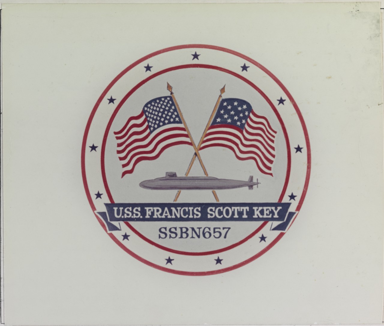 Insignia: USS FRANCIS SCOTT KEY (SSBN-657)