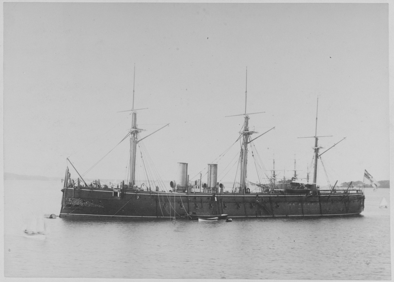 German Armored Ship Koenig Wilhelm (BB- 1869)