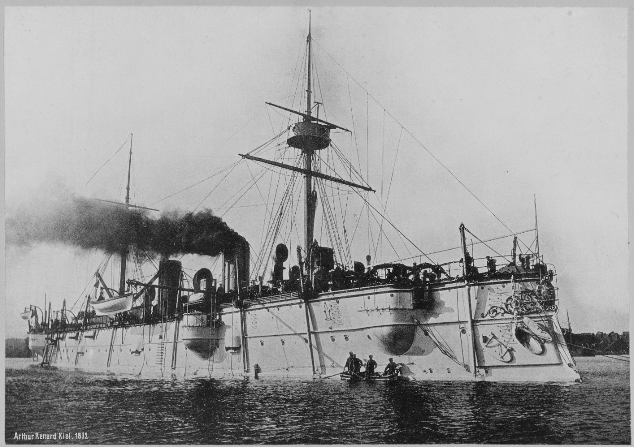 German Cruiser IRENE (CL--1888)