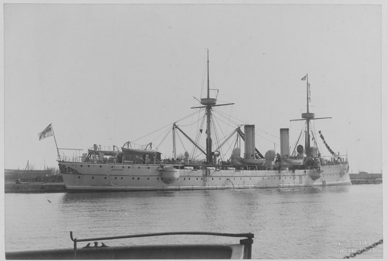 German Cruiser PRINZESS WILHELM (CL--1889)