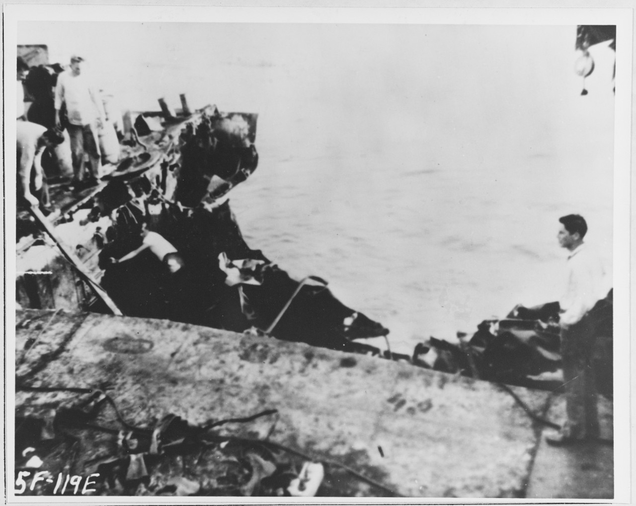 Attack on USS LEUTZE (DD-481)