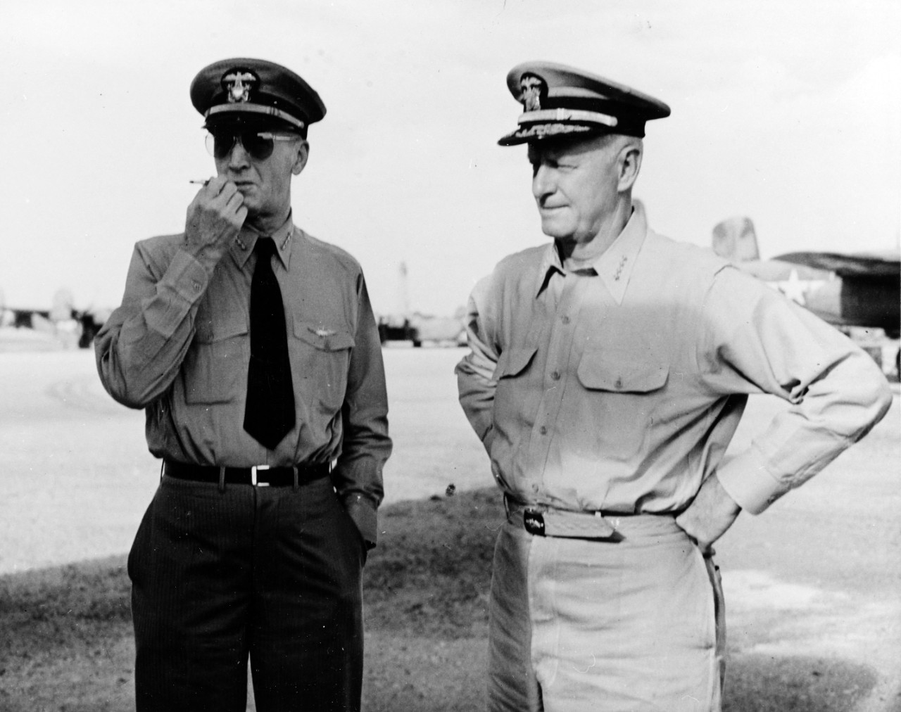 ADM Ernest J. King and ADM Chester Nimitz