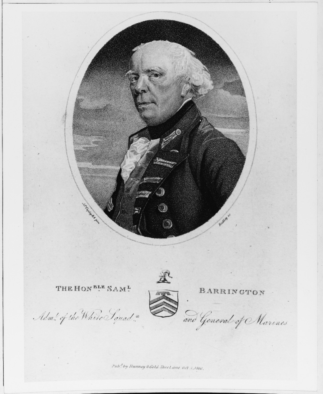 Samuel Barrington (1729-1800), British Navy Officer.