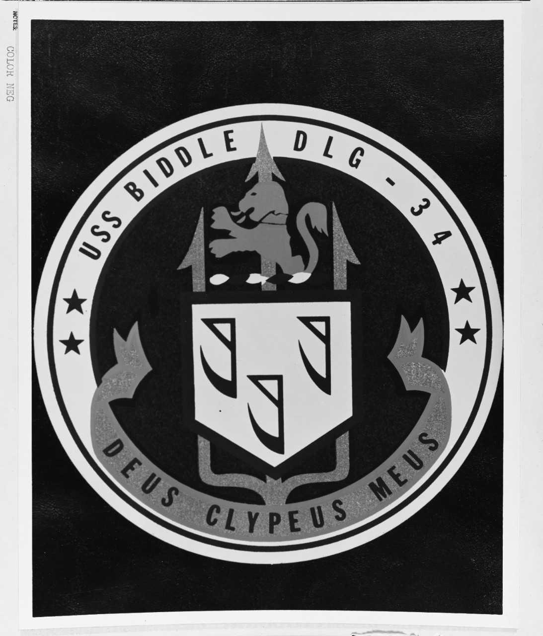 Insignia:  USS BIDDLE (DLG-34)