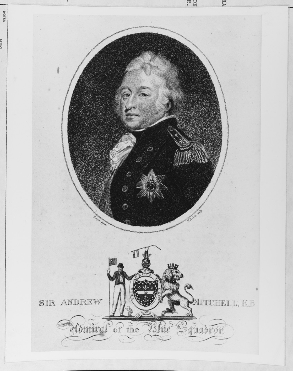 Sir Andrew Mitchell (1757 - 1806), English Admiral