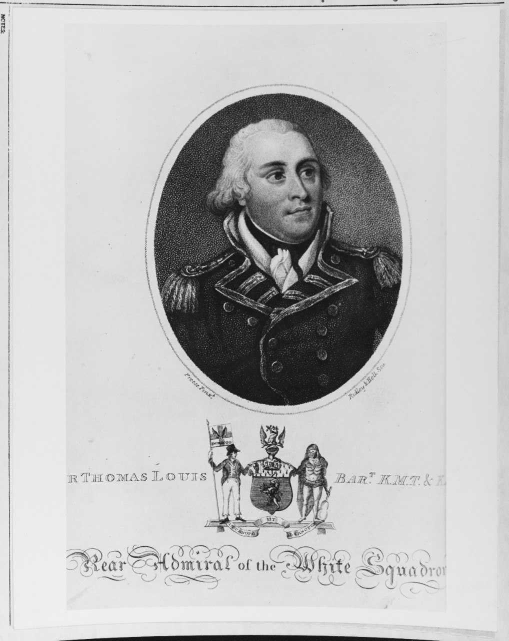 Sir Thomas Louis ( 1759 - 1807), English Rear Admiral