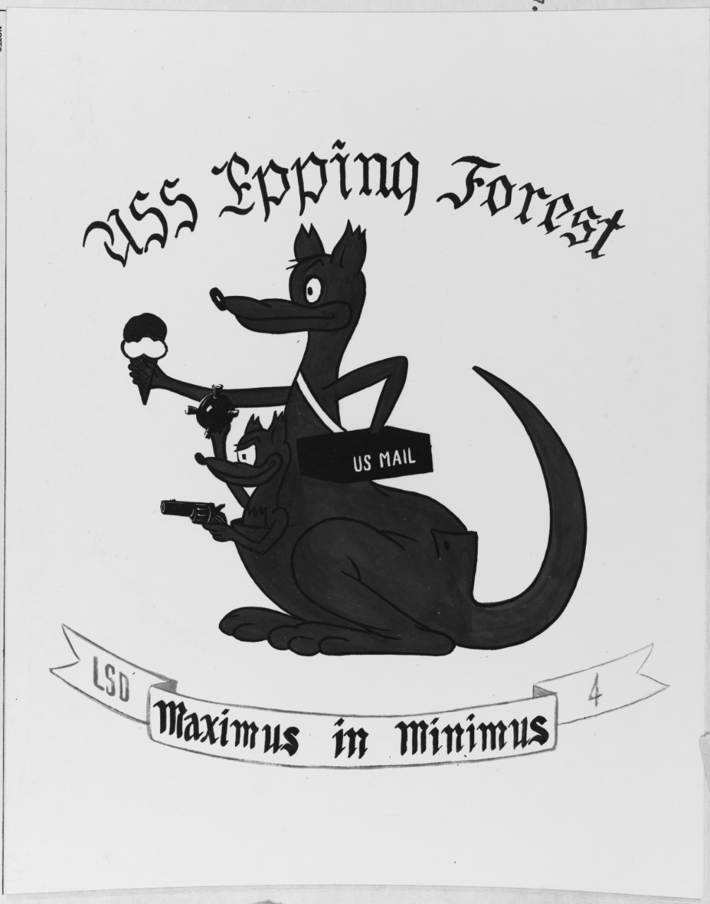Insignia: USS EPPING FOREST (LSD-4)