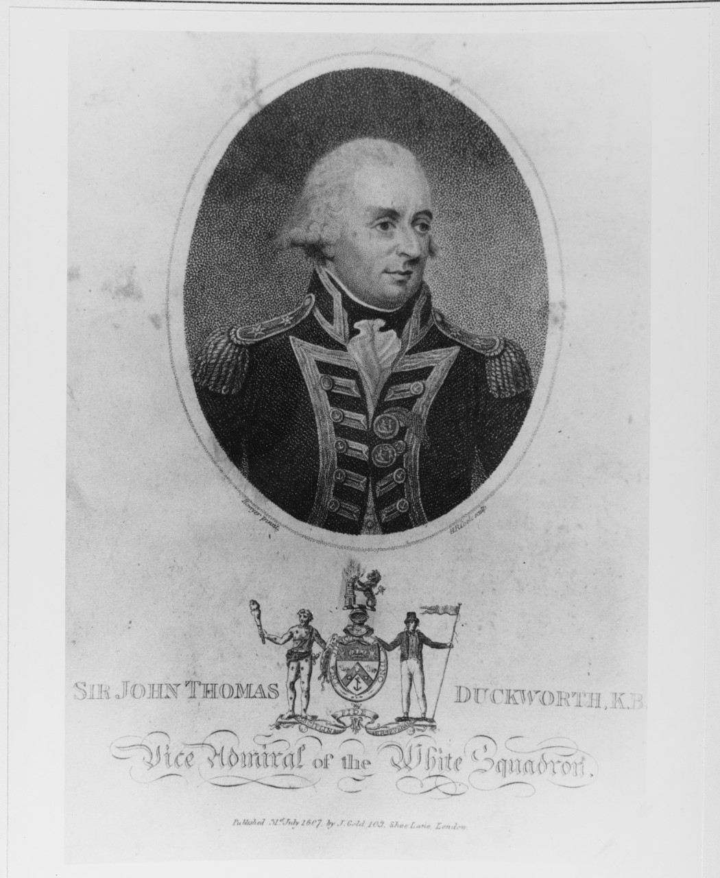 John Thomas Duckworth (1748-1817), British Admiral.